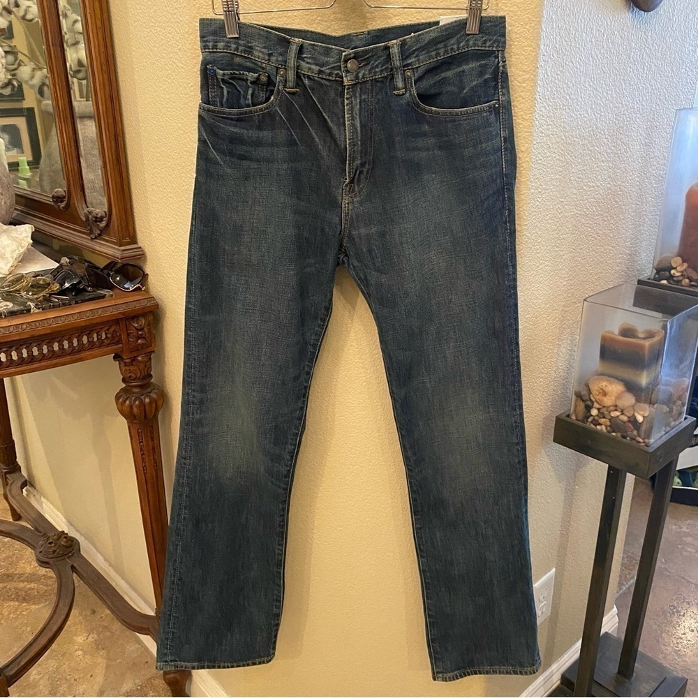 NWT~GAP Men 1969 Standard Blue Straight Jeans Size 30x32